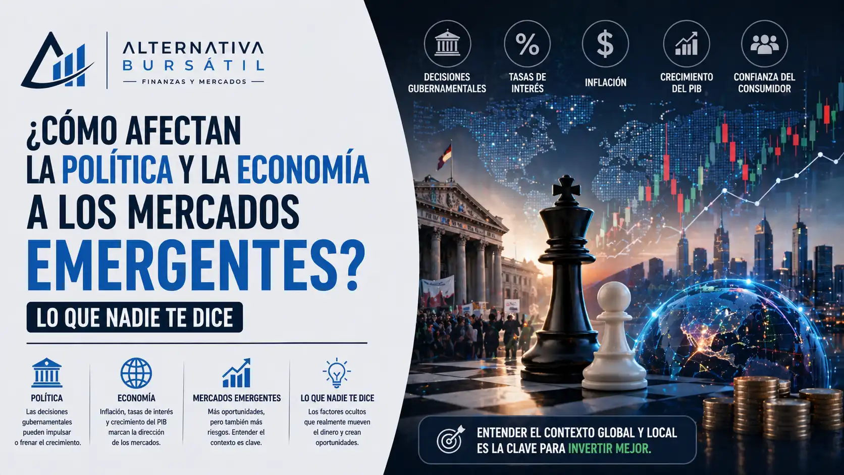 Política y Economía en los Mercados Emergentes: Cómo el Riesgo Político Mueve la Bolsa en 2026