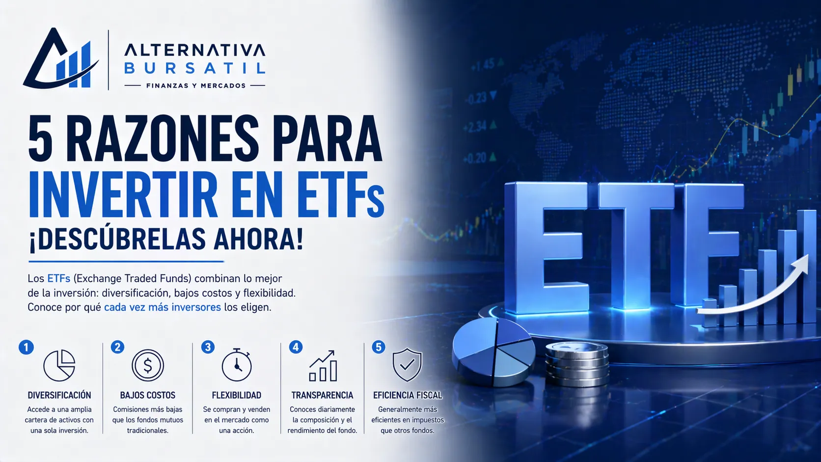 5 Razones para Invertir en ETFs ¡Descúbrelas Ahora!