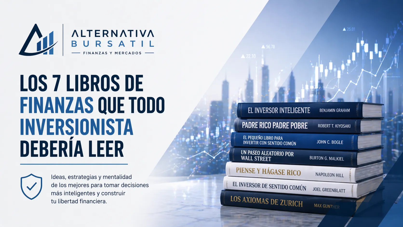 Imagen destacada del articulo: Los 7 Libros de Finanzas que Todo Inversionista Debería Leer