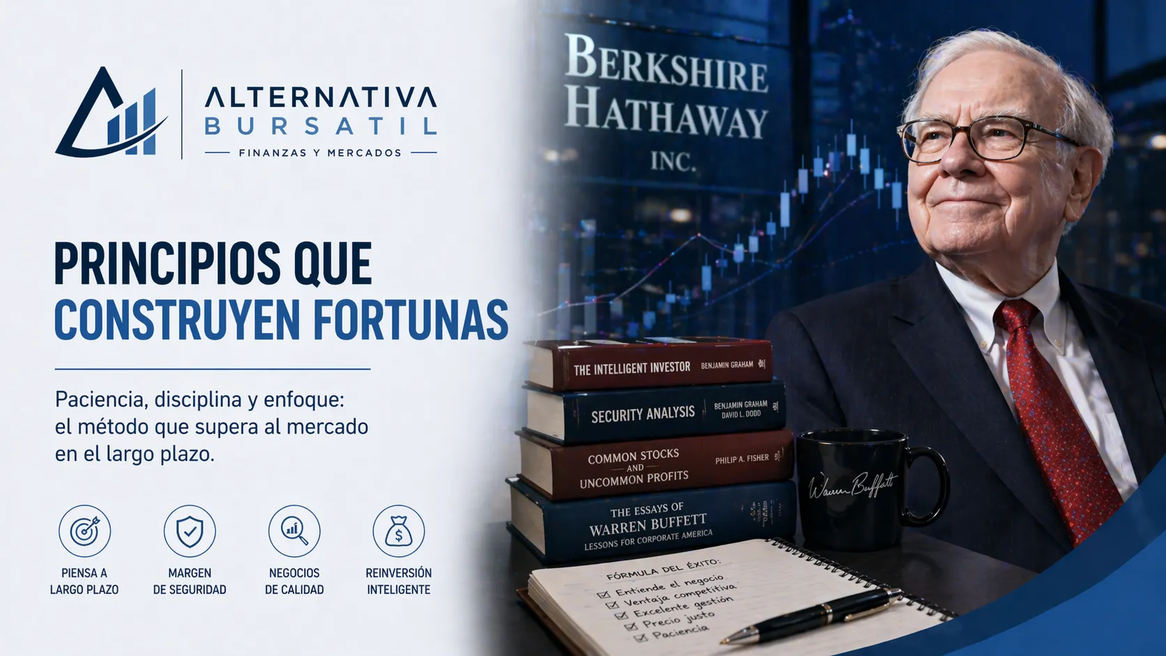 Imagen destacada del articulo: Aprende a Invertir como Warren Buffett: Estrategias de Inversión que Funcionan