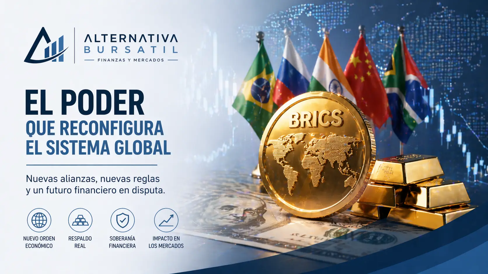 El Brillo del Oro: La Posible Moneda BRICS y su Impacto en el Dólar