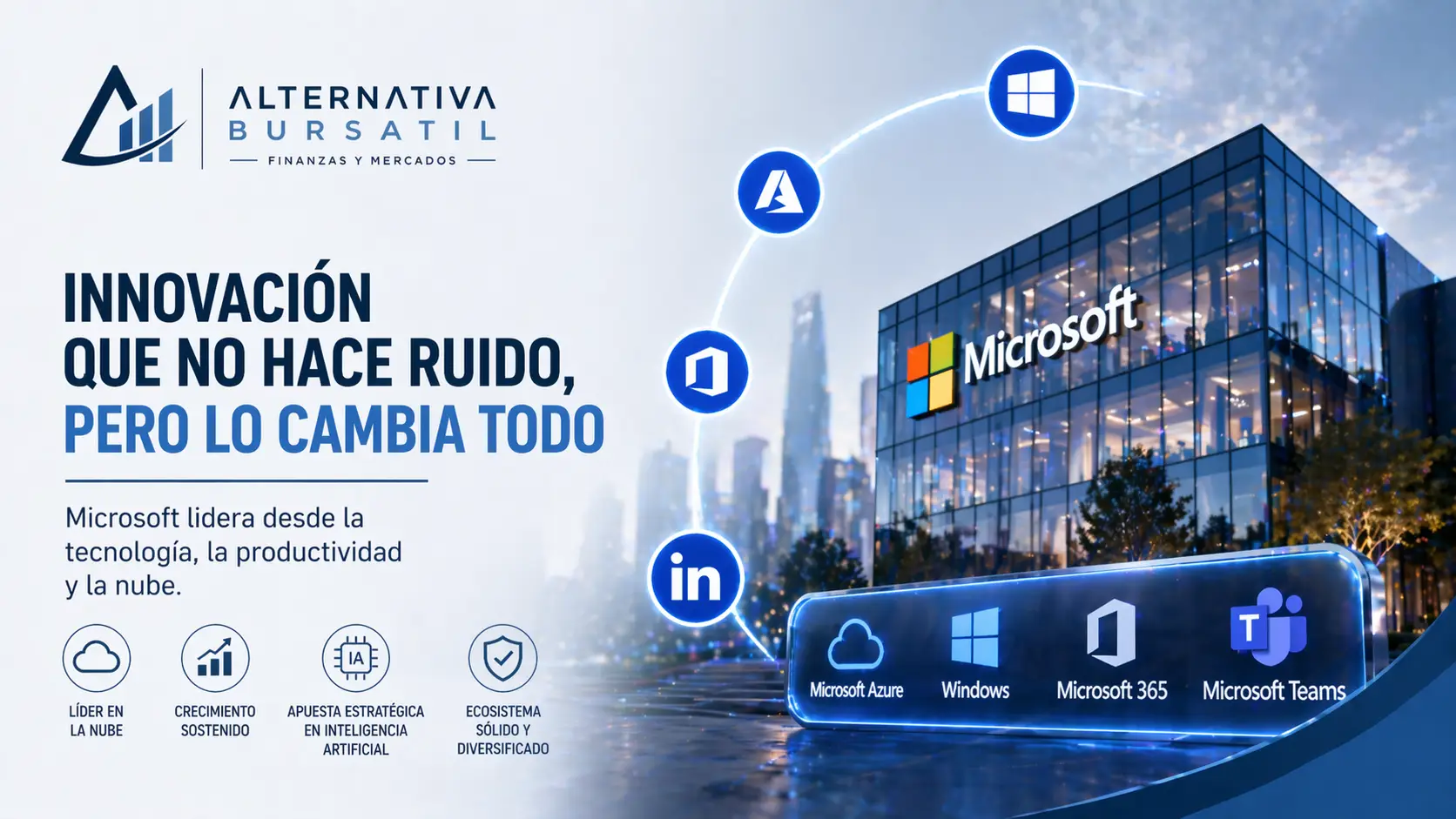 Imagen destacada del articulo: Microsoft (MSFT): El Gigante Silencioso que Está Redefiniendo el Futuro Empresarial