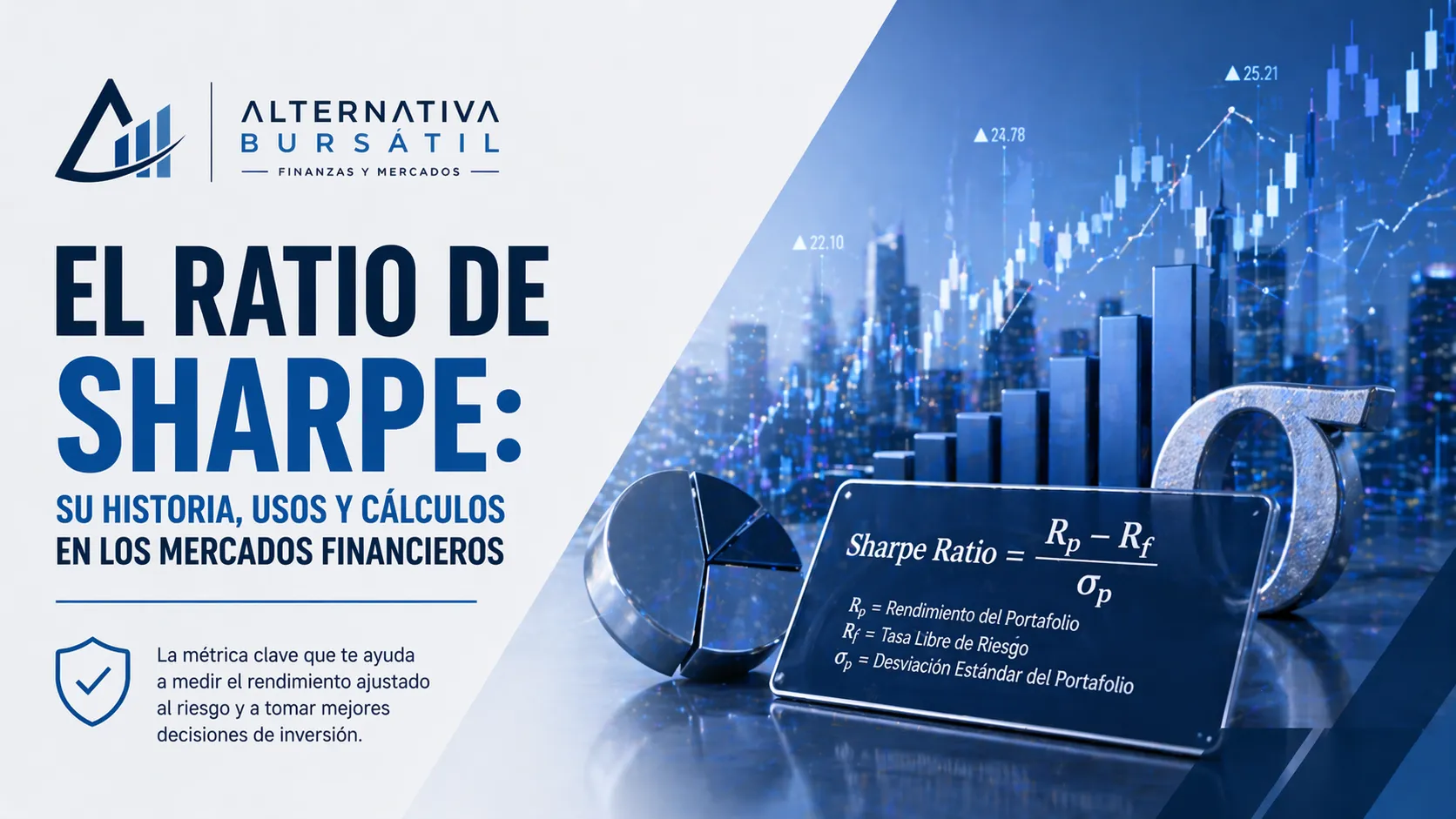 Imagen destacada del articulo: El Ratio de Sharpe: Su Historia, Usos y Cálculos en los mercados financieros