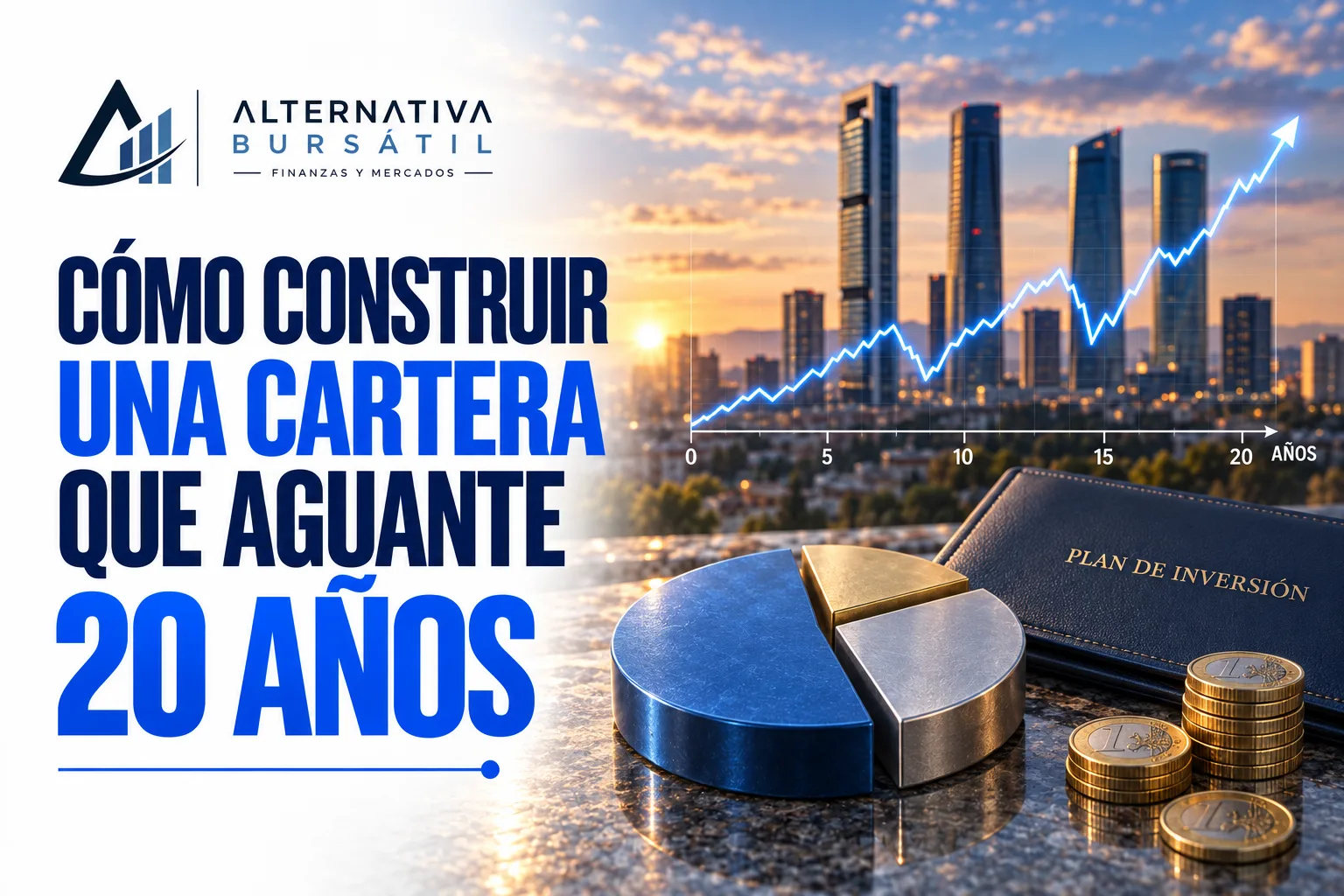 Cómo construir una cartera de inversión que aguante 20 años