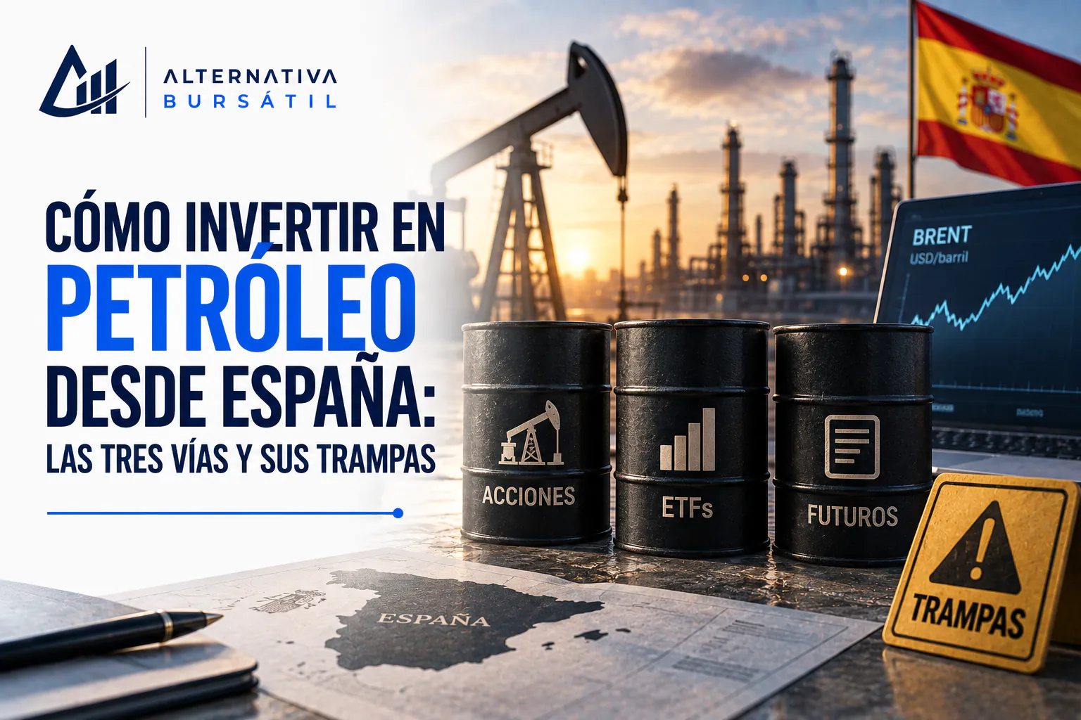Cómo invertir en petróleo desde España: las tres vías y sus trampas
